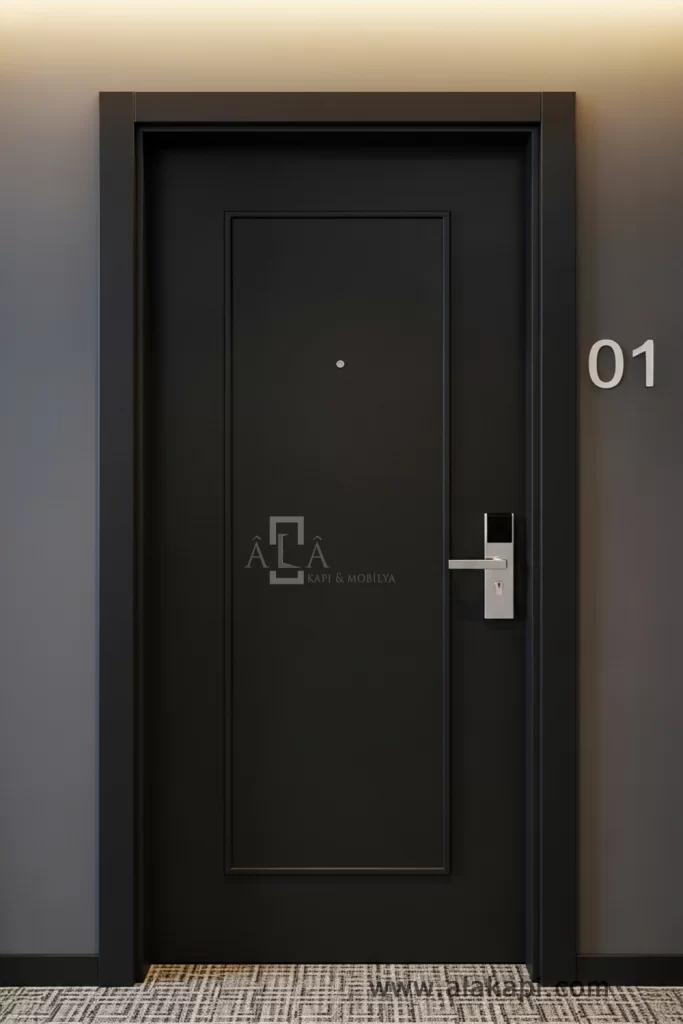 Otel Odası Kapılarında EI30 Ahşap Yangın Kapısı Zorunluluğu